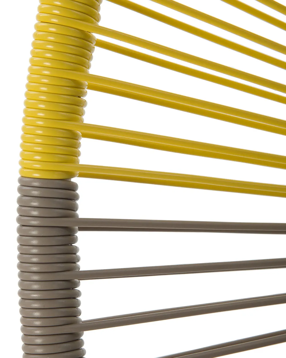 Ulkokalusteet<Beliani Narutuoli Polyrottinki Ruskeanharmaa/Keltainen 2 Kpl Acapulco