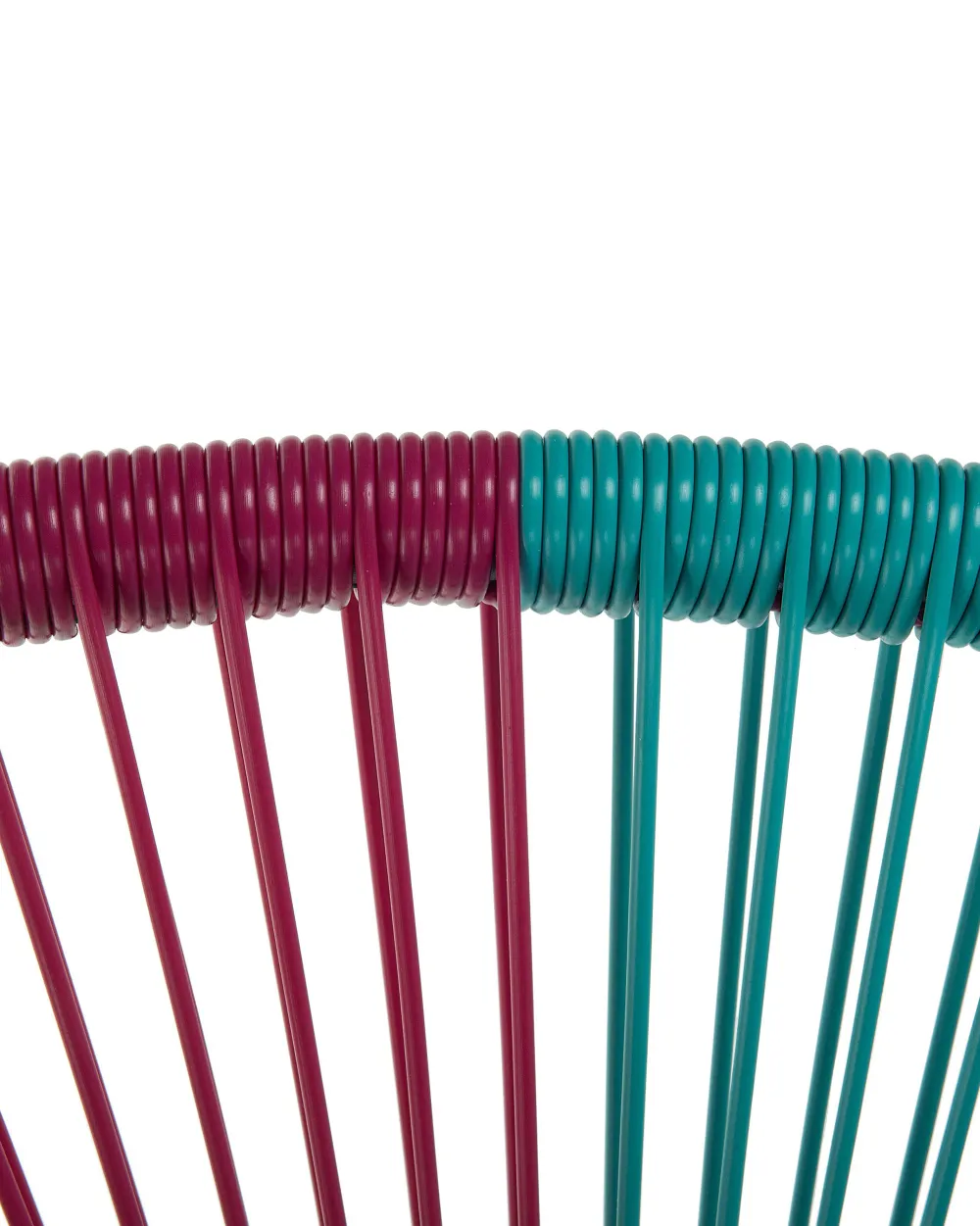 Ulkokalusteet<Beliani Narutuoli Polyrottinki Turkoosi/Pinkki 2 Kpl Acapulco