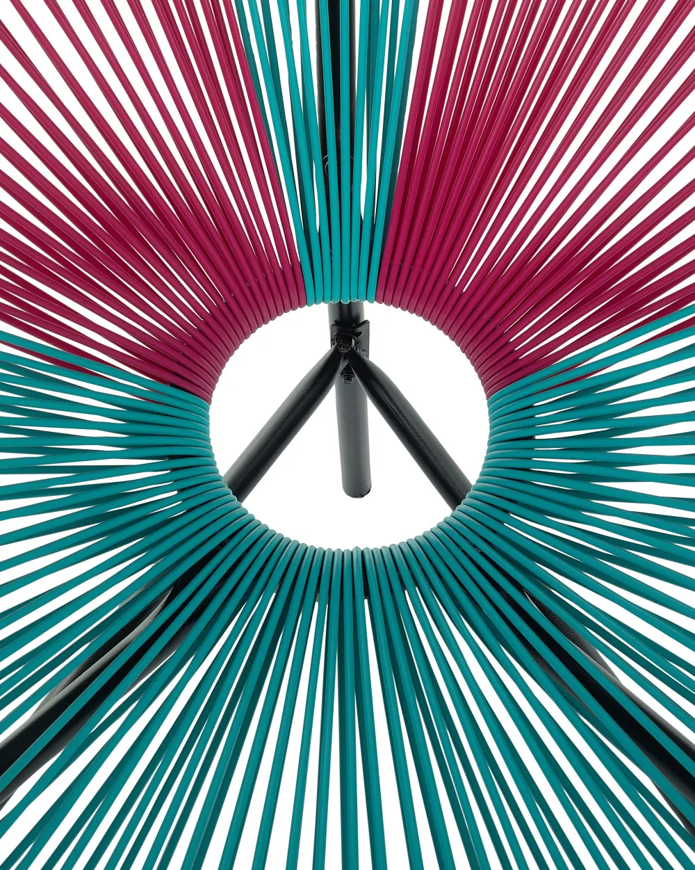 Ulkokalusteet<Beliani Narutuoli Polyrottinki Turkoosi/Pinkki 2 Kpl Acapulco