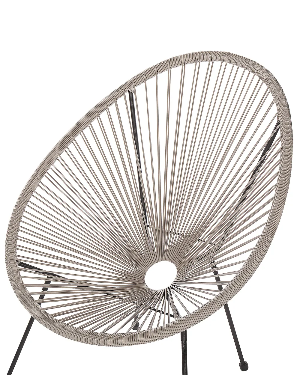 Fashion Beliani Narutuoli Polyrottinki Vaaleanharmaa 2 Kpl Acapulco Ii