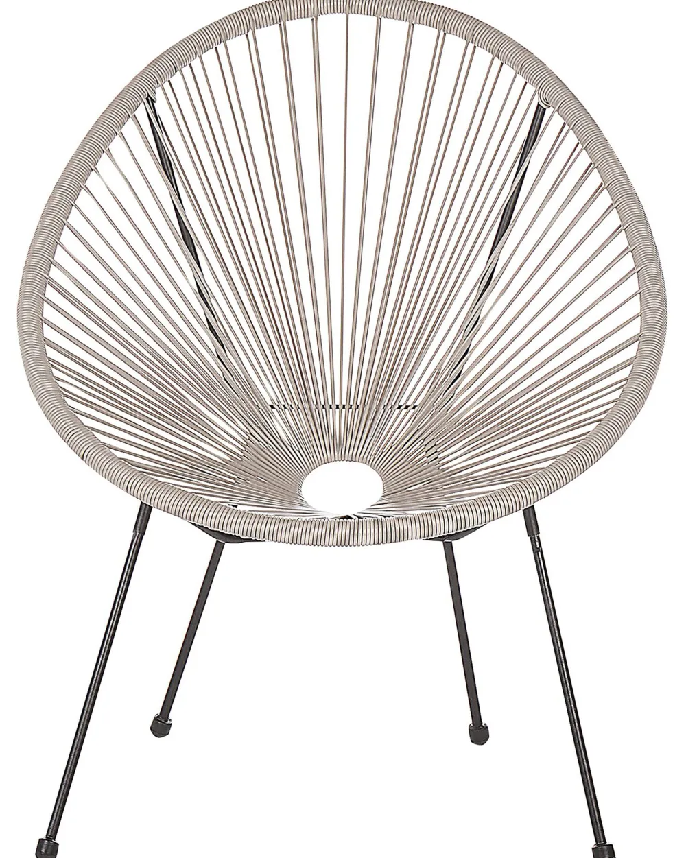 Ulkokalusteet<Beliani Narutuoli Polyrottinki Vaaleanharmaa Acapulco Ii