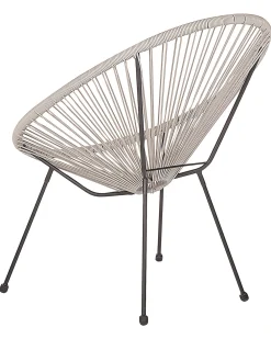 Ulkokalusteet<Beliani Narutuoli Polyrottinki Vaaleanharmaa Acapulco Ii