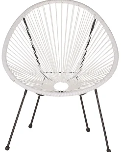 Ulkokalusteet<Beliani Narutuoli Polyrottinki Valkoinen 2 Kpl Acapulco Ii