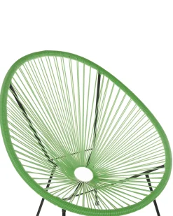 Ulkokalusteet<Beliani Narutuoli Polyrottinki Vihrea 2 Kpl Acapulco Ii