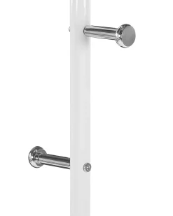 Cheap Beliani Naulakko Teras 4 Koukkua Valkoinen Benton