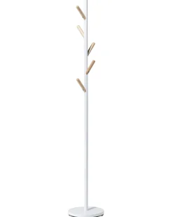 Säilytys<Beliani Naulakko Teras/Manty 5 Koukkua Valkoinen Albin