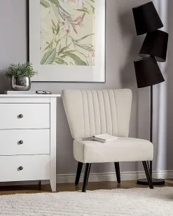 Shop Beliani Nojatuoli Beige Vaasa