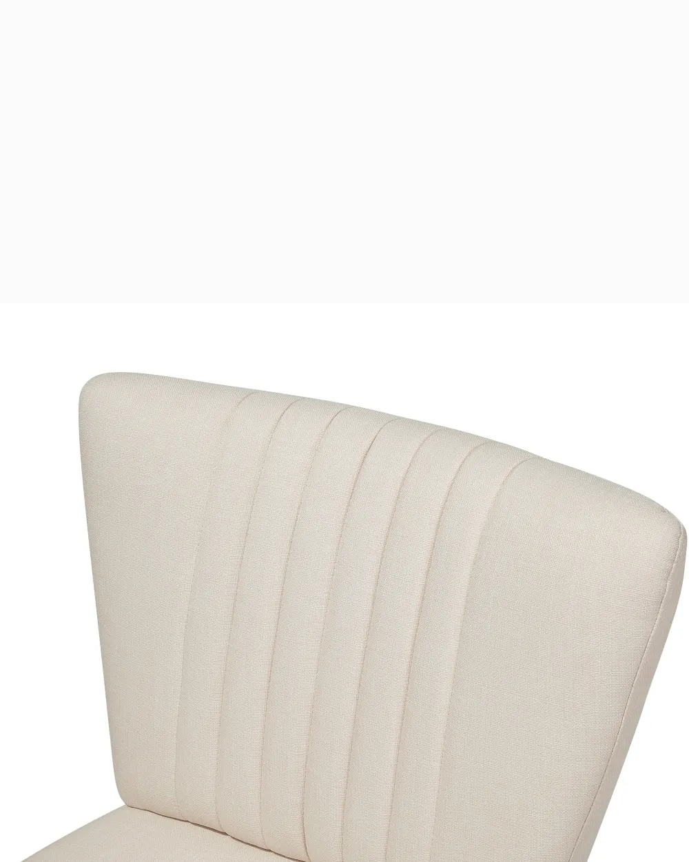 Shop Beliani Nojatuoli Beige Vaasa