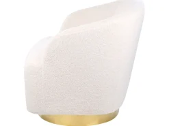 Nojatuolit<Beliani Nojatuoli Buklee Valkoinen Lavik