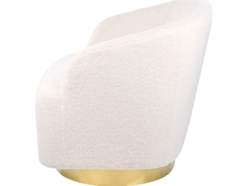 Nojatuolit<Beliani Nojatuoli Buklee Valkoinen Lavik