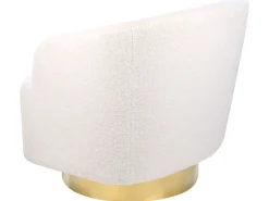 Nojatuolit<Beliani Nojatuoli Buklee Valkoinen Lavik