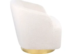 Nojatuolit<Beliani Nojatuoli Buklee Valkoinen Lavik