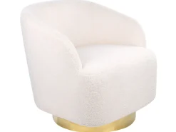 Nojatuolit<Beliani Nojatuoli Buklee Valkoinen Lavik