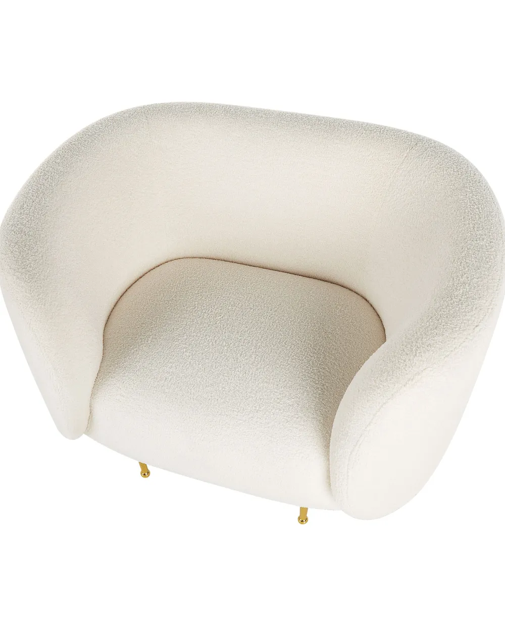 Best Sale Beliani Nojatuoli Buklee Valkoinen Loen