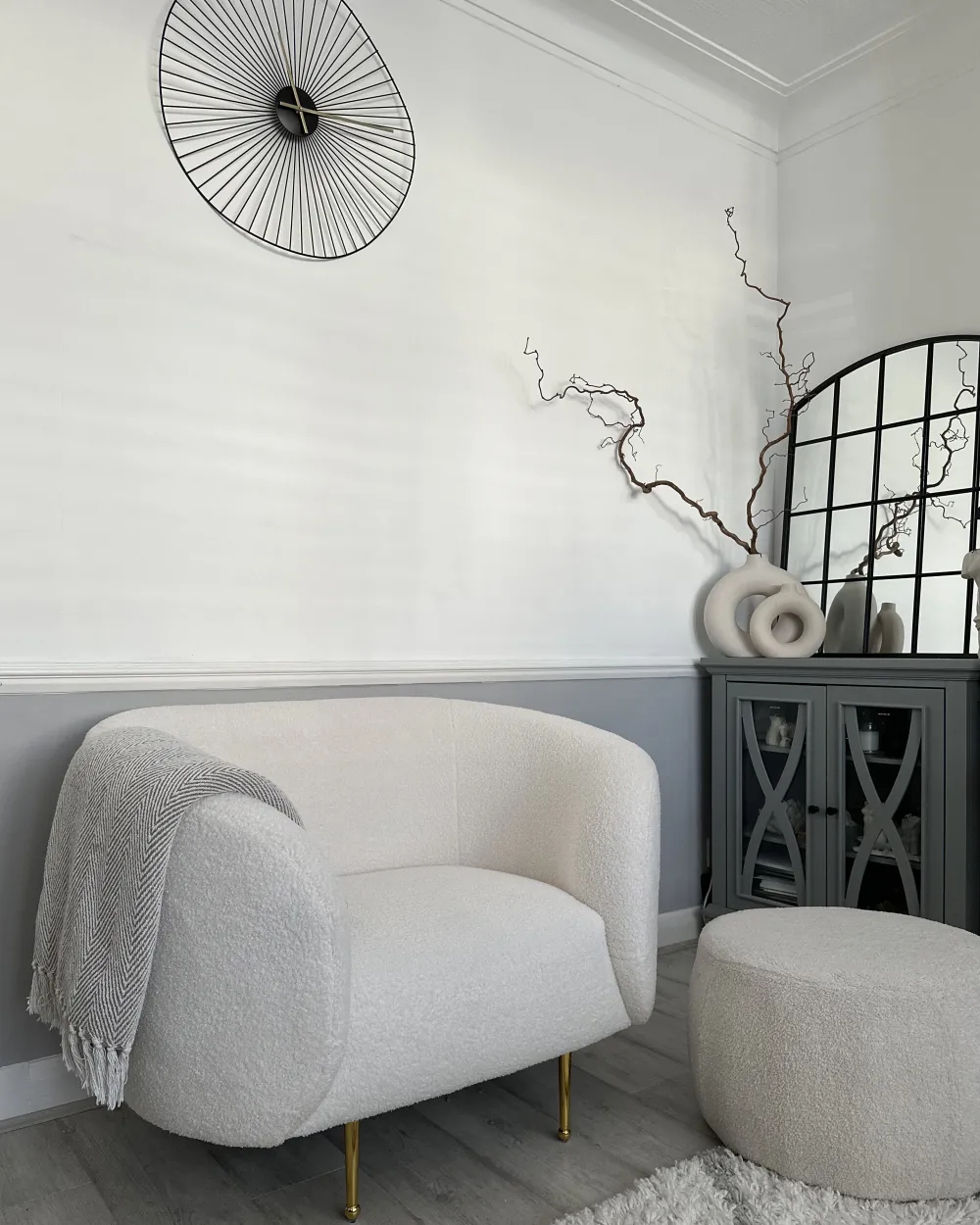 Best Sale Beliani Nojatuoli Buklee Valkoinen Loen