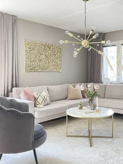 Cheap Beliani Nojatuoli Harmaa Sametti Lovikka