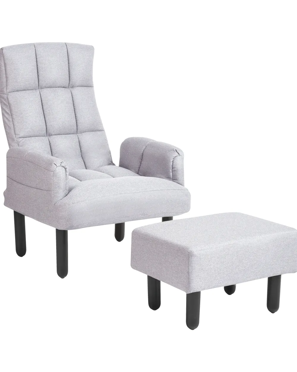 Cheap Beliani Nojatuoli Ja Rahi Harmaa Oland