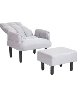 Cheap Beliani Nojatuoli Ja Rahi Harmaa Oland