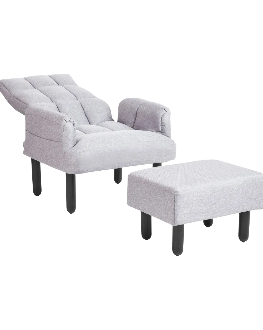 Cheap Beliani Nojatuoli Ja Rahi Harmaa Oland