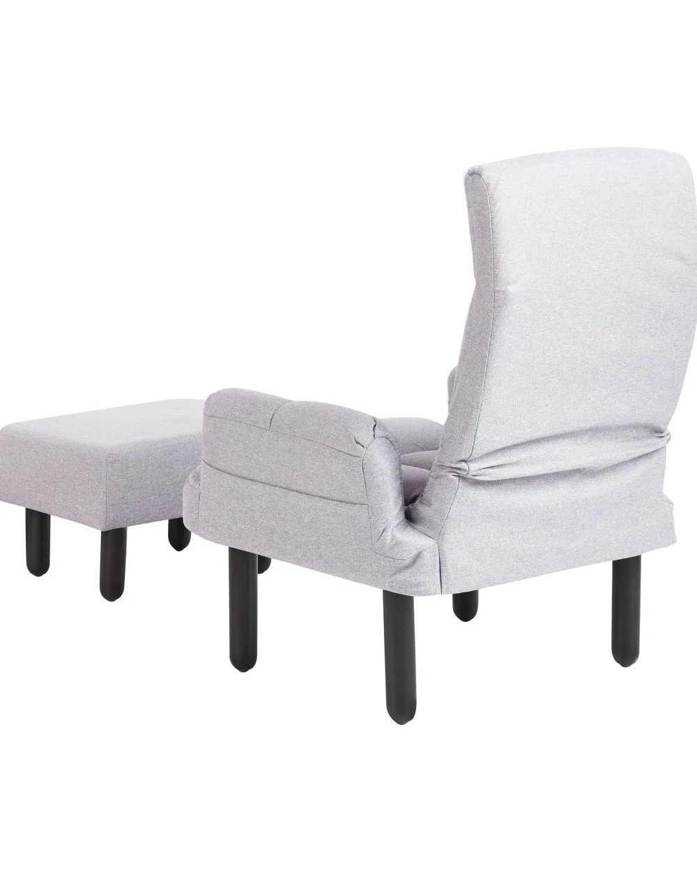 Cheap Beliani Nojatuoli Ja Rahi Harmaa Oland