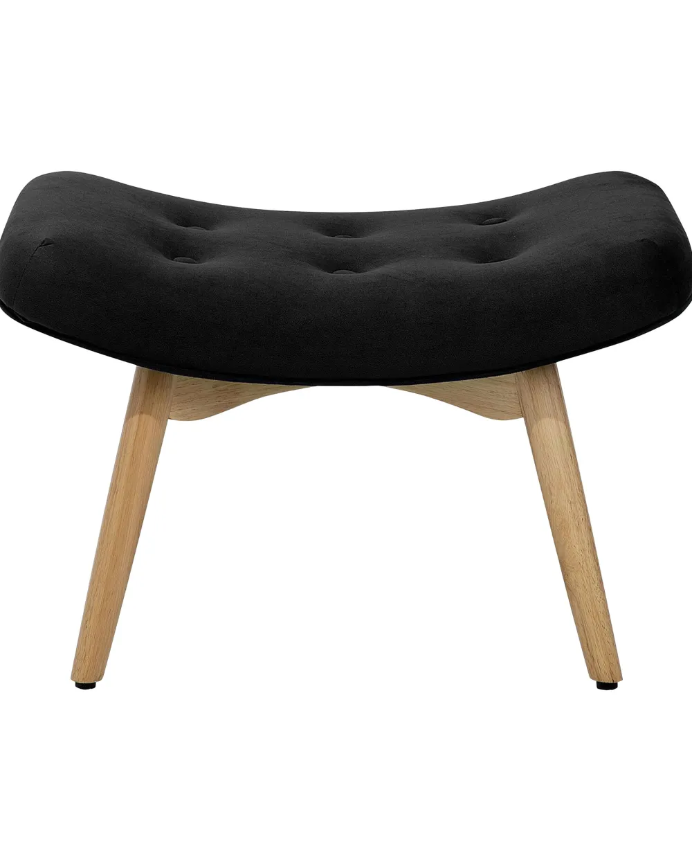 Nojatuolit<Beliani Nojatuoli Ja Rahi Samettinen Musta Vejle