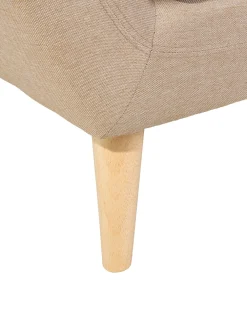 Cheap Beliani Nojatuoli Kangas Beige Motala