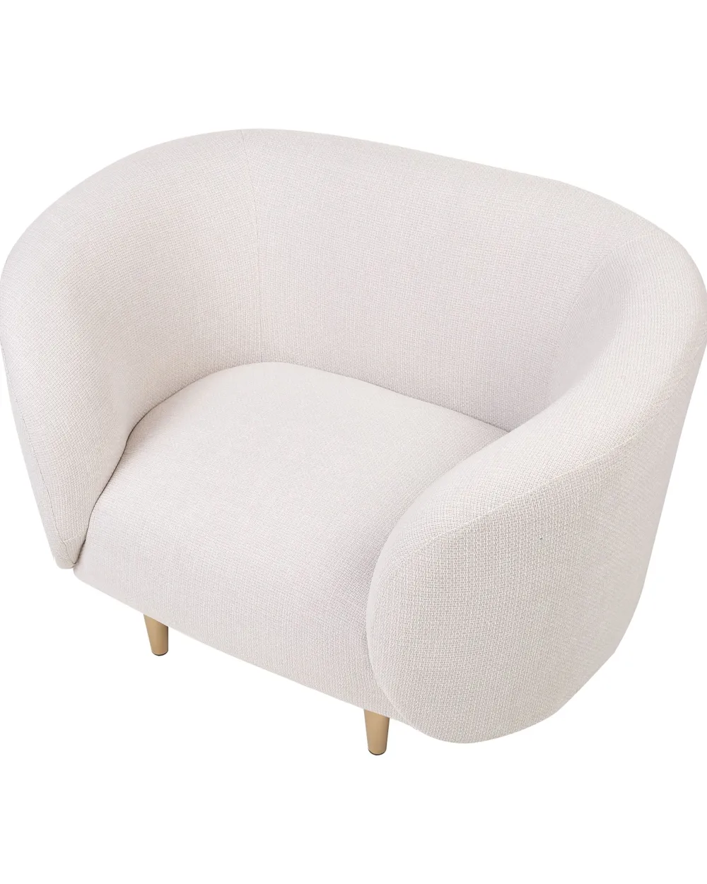 Nojatuolit<Beliani Nojatuoli Kangas Beige/Kulta Loen