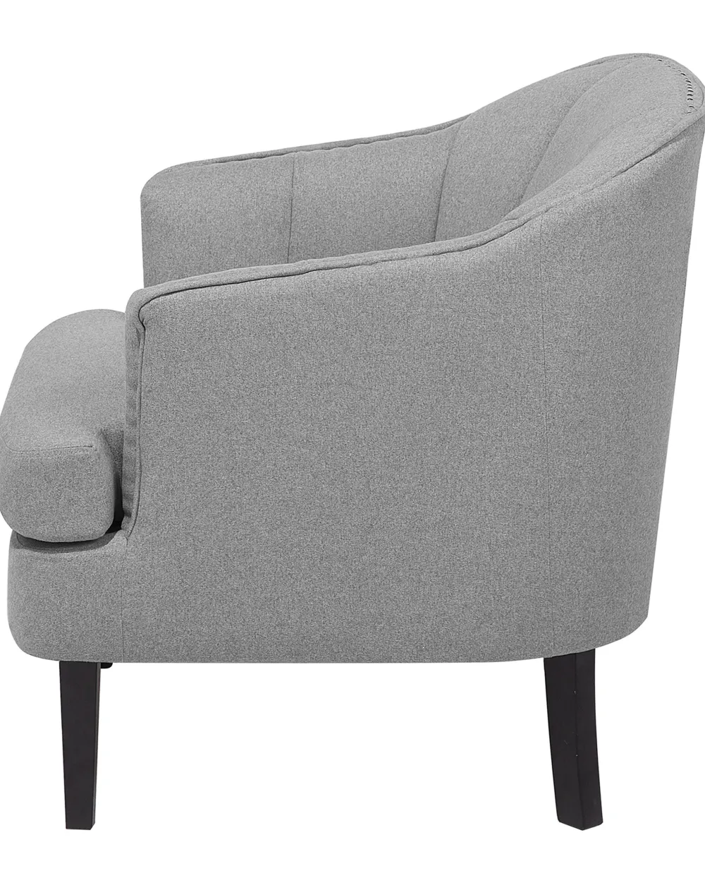 Nojatuolit<Beliani Nojatuoli Kangas Harmaa Elverum