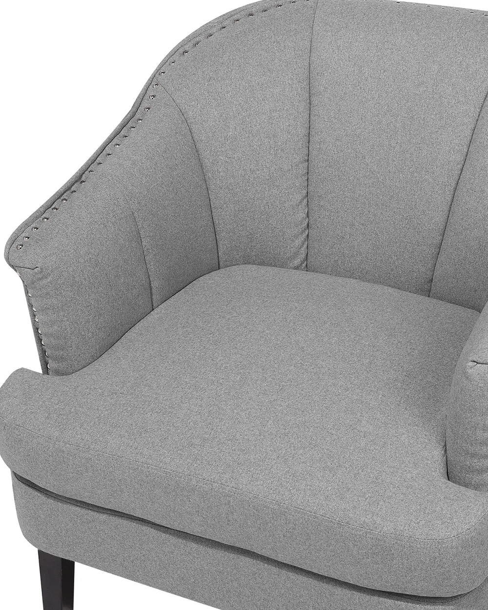 Nojatuolit<Beliani Nojatuoli Kangas Harmaa Elverum