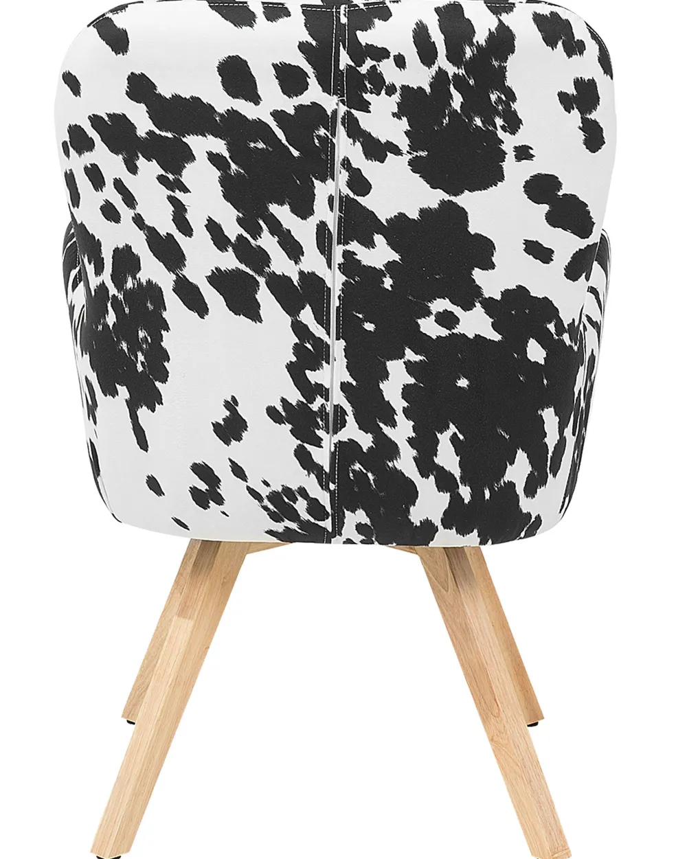 Nojatuolit<Beliani Nojatuoli Kangas Musta/Valkoinen Bjarn