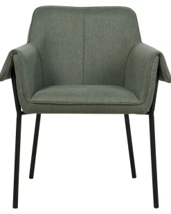 Nojatuolit<Beliani Nojatuoli Kangas Tummanvihrea Arla