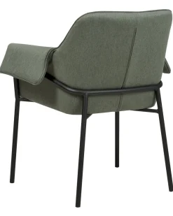 Nojatuolit<Beliani Nojatuoli Kangas Tummanvihrea Arla