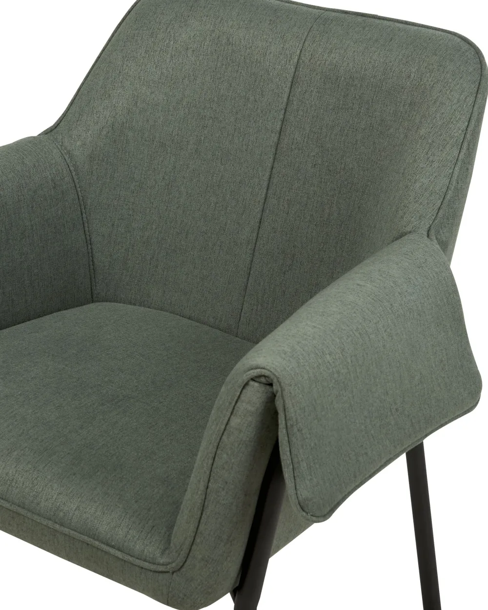 Nojatuolit<Beliani Nojatuoli Kangas Tummanvihrea Arla