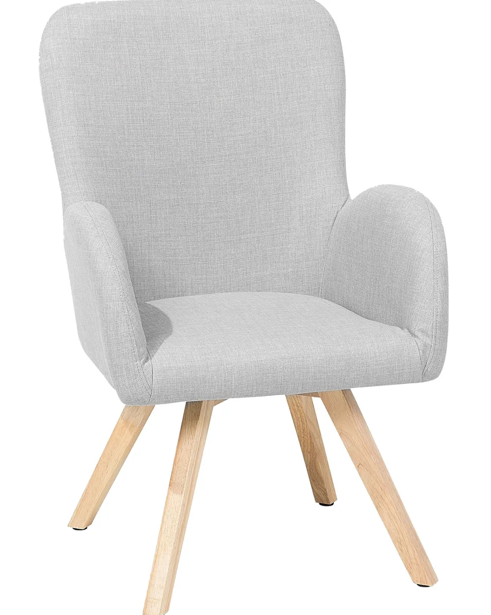 Flash Sale Beliani Nojatuoli Kangas Vaaleanharmaa Bjarn