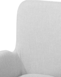 Flash Sale Beliani Nojatuoli Kangas Vaaleanharmaa Bjarn