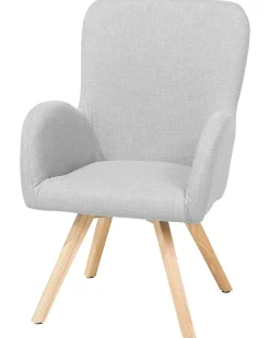 Flash Sale Beliani Nojatuoli Kangas Vaaleanharmaa Bjarn