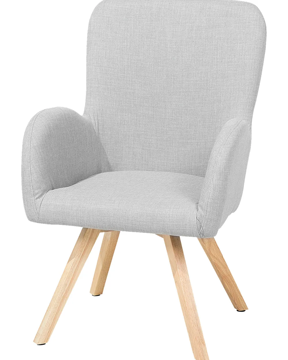 Flash Sale Beliani Nojatuoli Kangas Vaaleanharmaa Bjarn