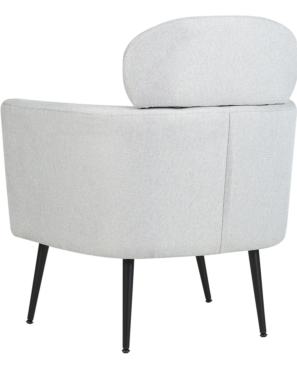 Nojatuolit<Beliani Nojatuoli Kangas Vaaleanharmaa Soby