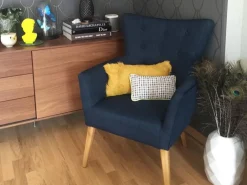 Hot Beliani Nojatuoli Kangas Vaaleanharmaa Angen