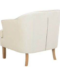 New Beliani Nojatuoli Kankainen Beige Elverum