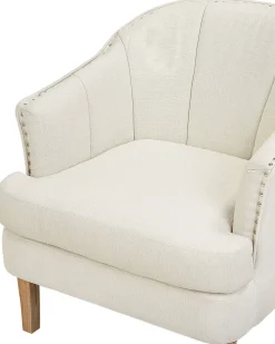 New Beliani Nojatuoli Kankainen Beige Elverum