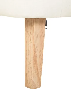 New Beliani Nojatuoli Kankainen Beige Elverum