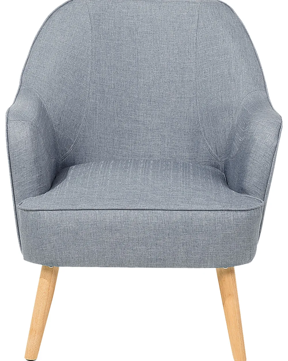 Nojatuolit<Beliani Nojatuoli Kankainen Harmaa Loken