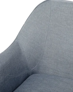 Nojatuolit<Beliani Nojatuoli Kankainen Harmaa Loken