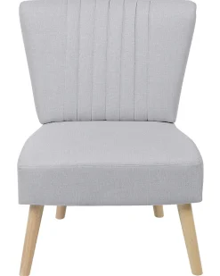 Nojatuolit<Beliani Nojatuoli Kankainen Harmaa Vaasa