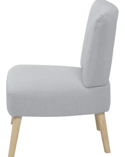 Nojatuolit<Beliani Nojatuoli Kankainen Harmaa Vaasa