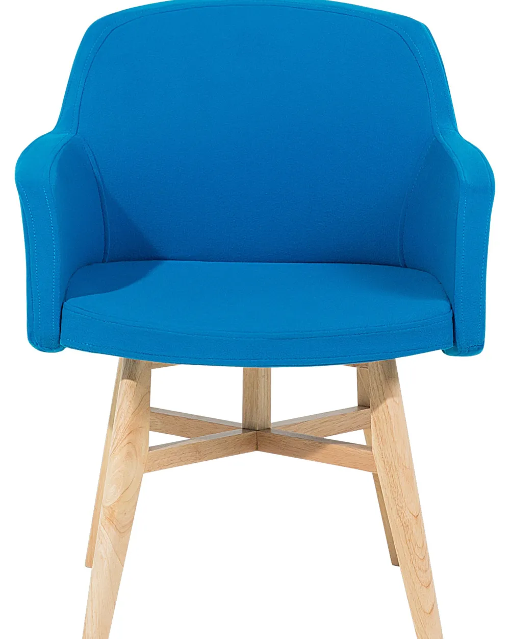 Discount Beliani Nojatuoli Kankainen Sininen Ystad