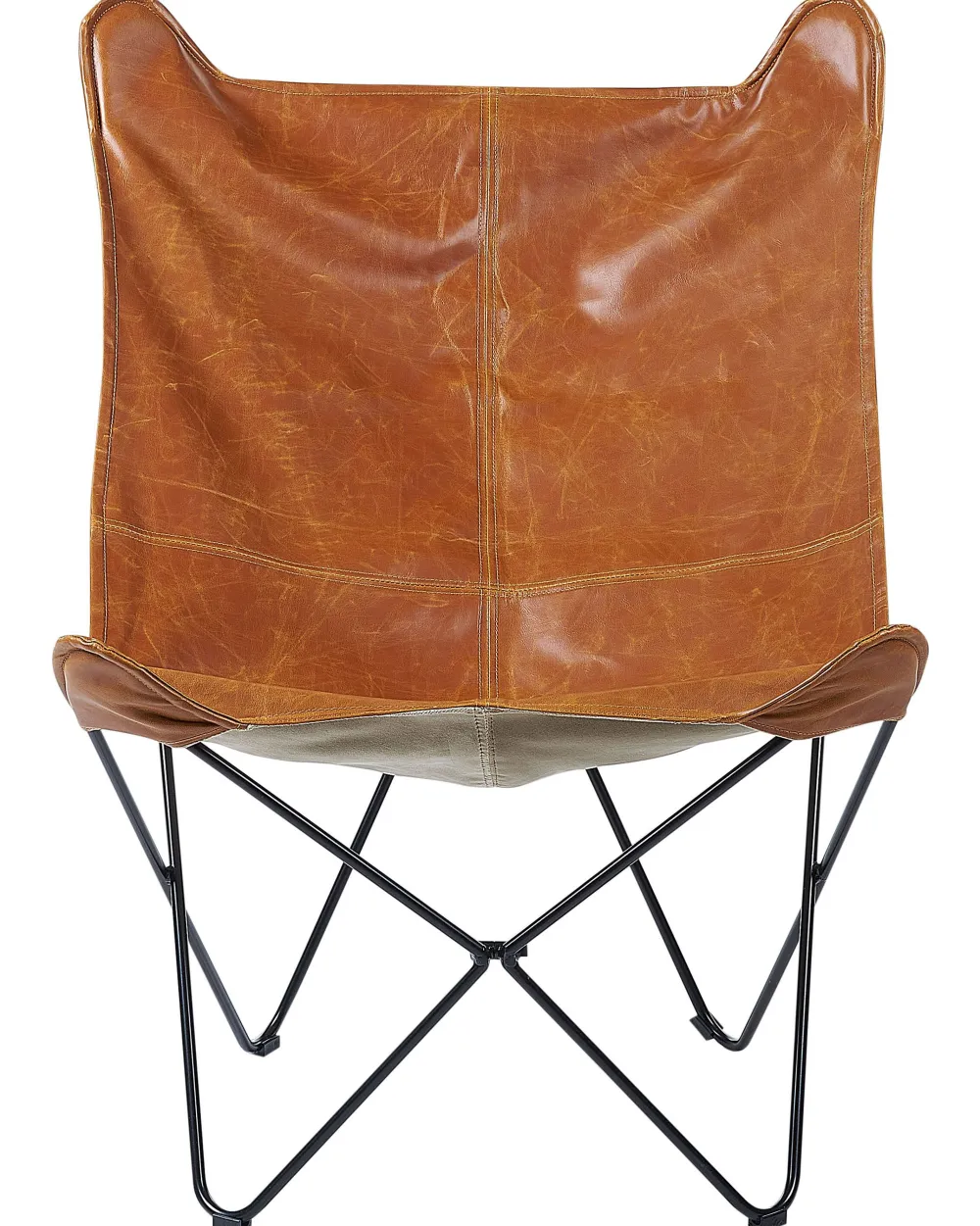 Nojatuolit<Beliani Nojatuoli Keinonahka Kullanruskea Nybro