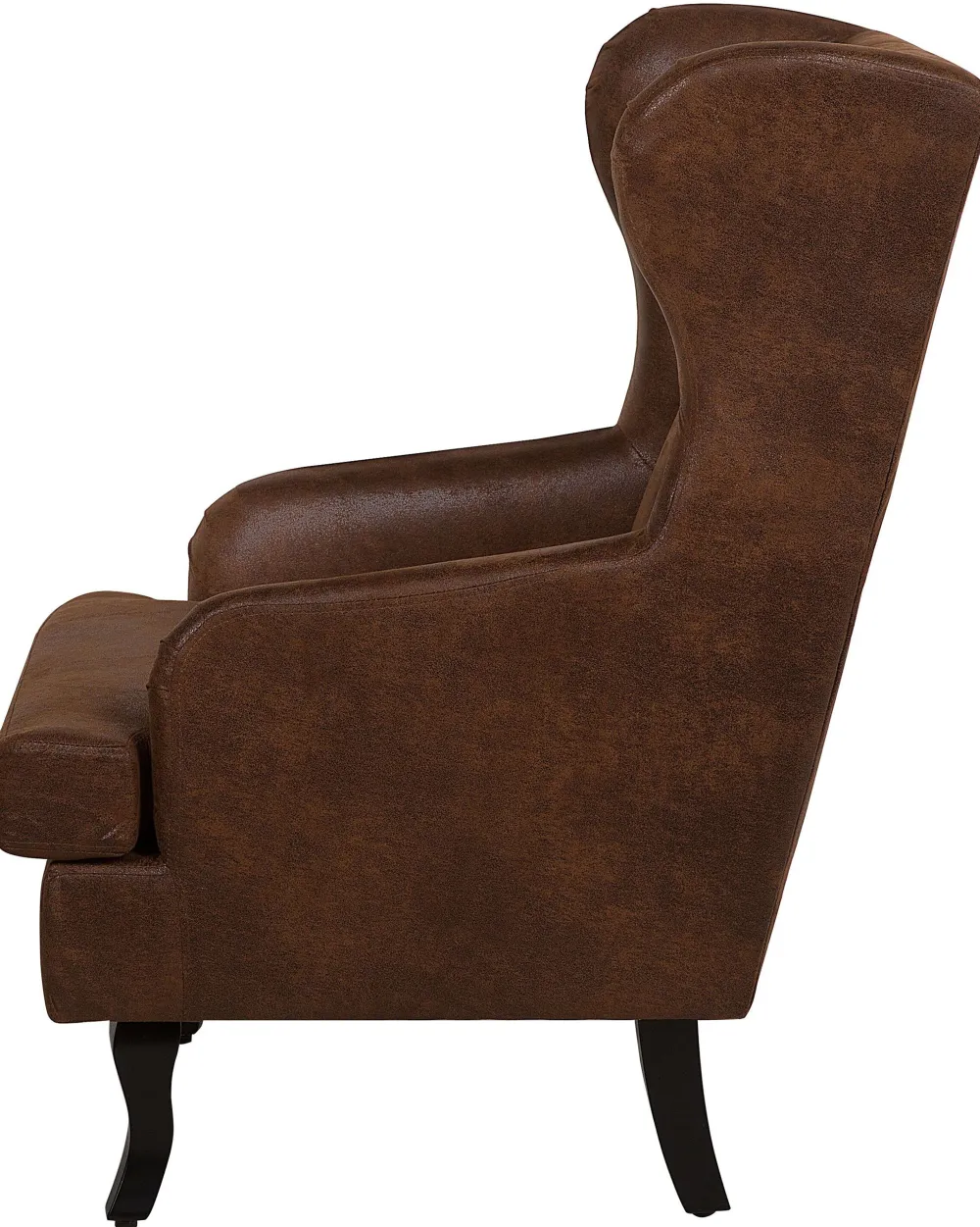 Cheap Beliani Nojatuoli Keinonahka Ruskea Alta