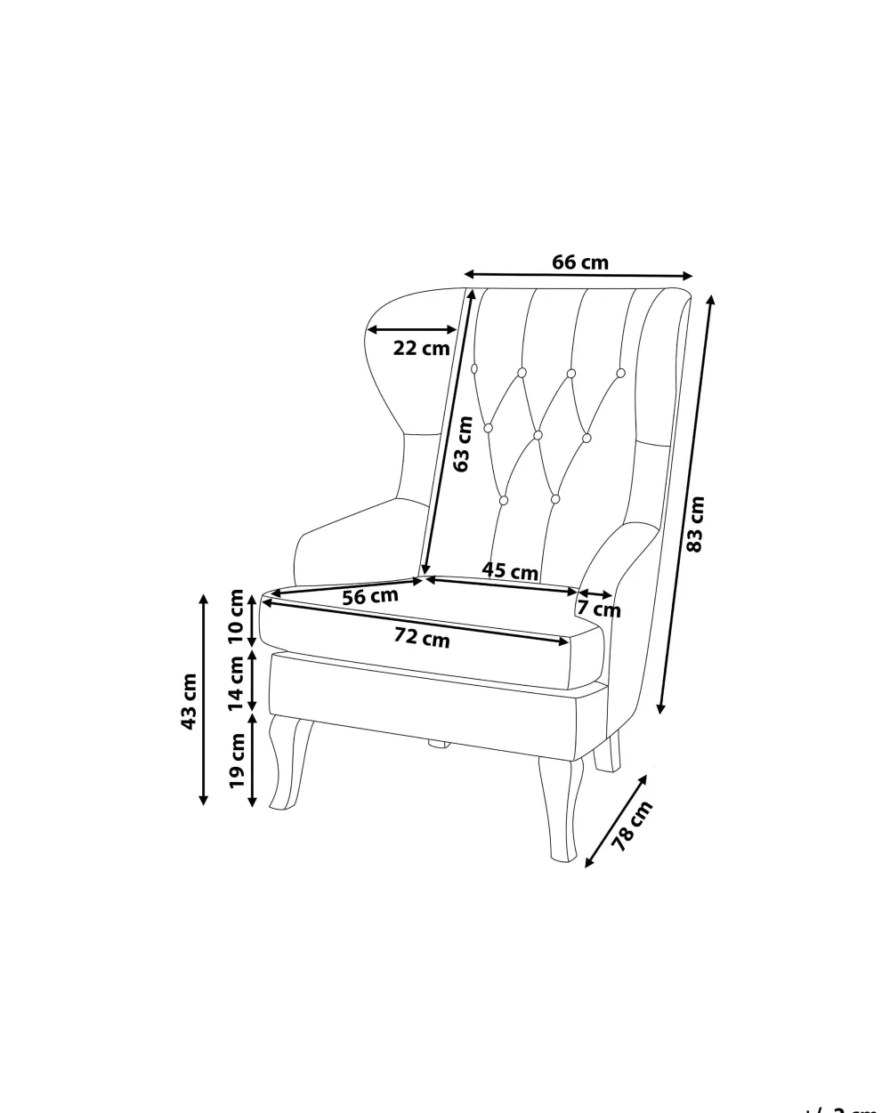 Cheap Beliani Nojatuoli Keinonahka Ruskea Alta